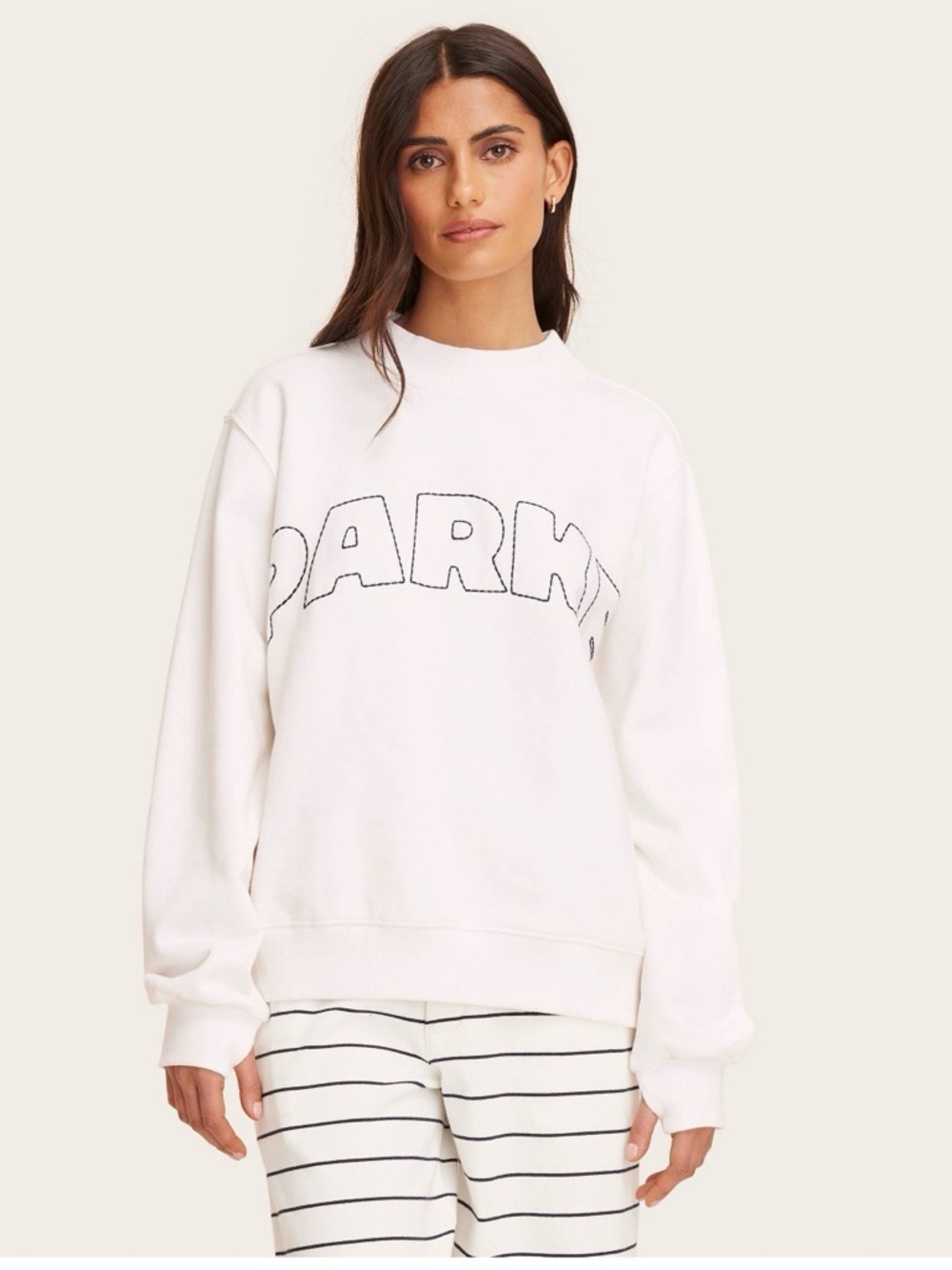 Parke x Target White Mockneck XS